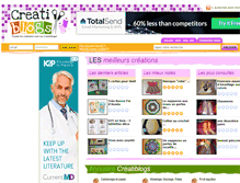 Tablet Screenshot of en.creatiblogs.com